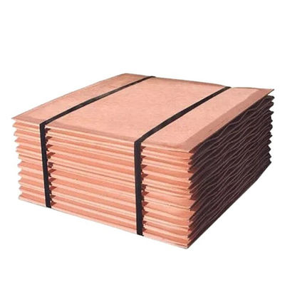 Pure Copper Cathode Plate Sheet For Electrical Wiring Base Material 105Kg 914mm
